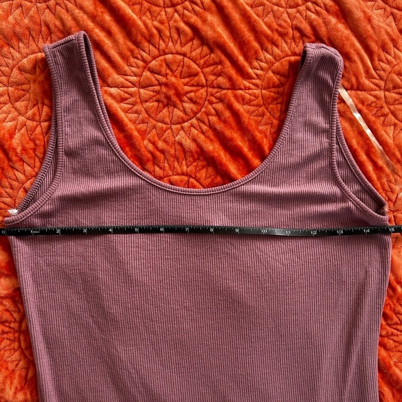 Fashion Nova Heart Hips Mauve Ribbed Bodycon Dress Side Slit - Picture 6 of 9